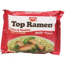 Nissin Top Ramen Beef Flavor (8 Pack)