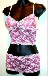 Lady Princess Purple Cami and Boyshort Boy Short Set L