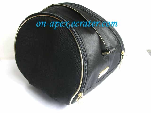 DIOR BLACK SILKY GILTED MAKEUP Pouch Bag Clutch New