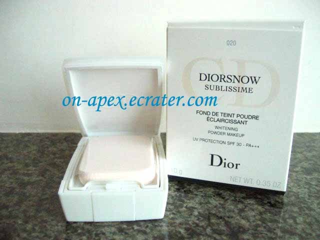 DIOR DIORSNOW SUBLISSIME Whitening Powder Makeup #020