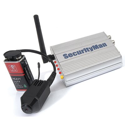SecurityMan D.I.Y Mini 2.4GHz Wireless Color Camera Kit with Audio (MINIAIRWATCH)