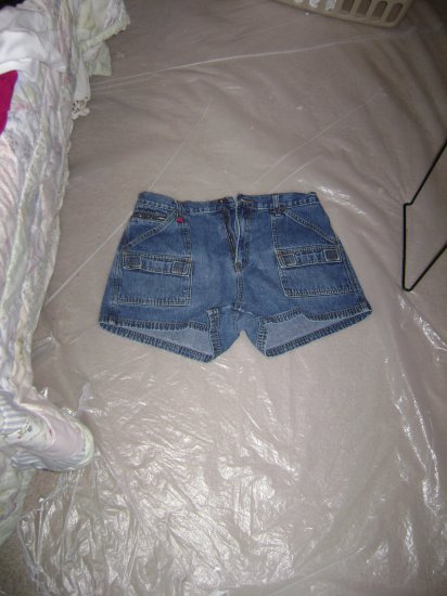zani di blue jean shorts size 11