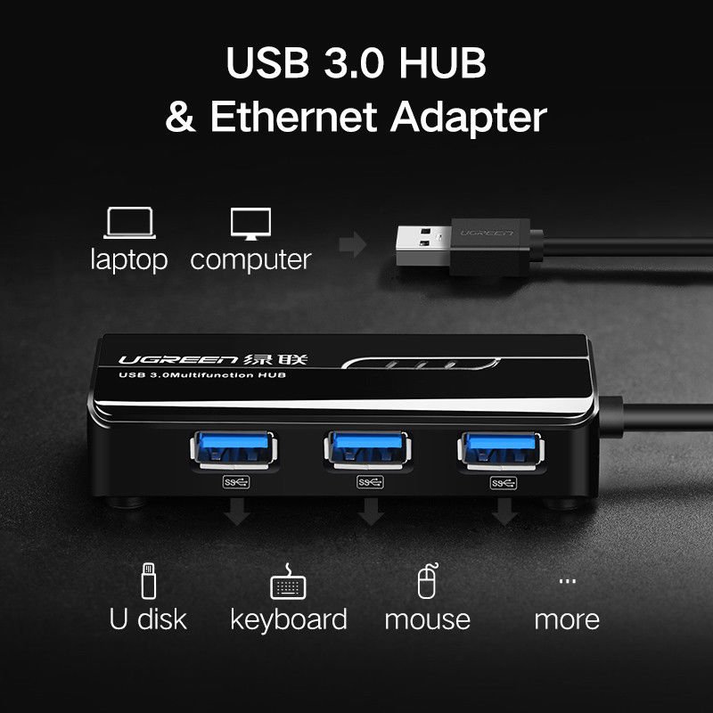 Ugreen Usb Ethernet Usb To Rj Hub For Xiaomi Mi Box Android