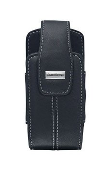 Pearl Black Leather Pouch