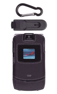 Motorola RAZR V3/V3i Black Fitted Case