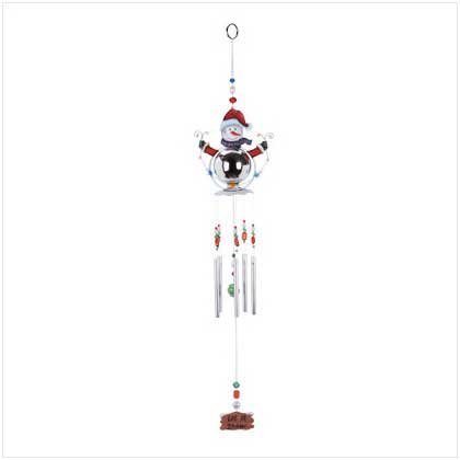 Snowman wind chime