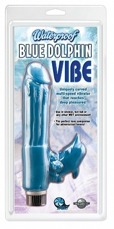 Blue dolphin waterproof vibrator