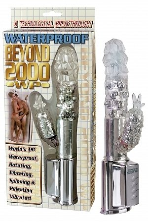 Beyond 2000 Waterproof MultiVibe Clear