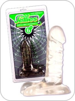 6 inch clear jelly with balls
