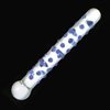 Blue Nubby Glass Pleasure Wand