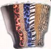 Black fur line paddle
