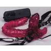 The Stinger strap-on vibrator purple