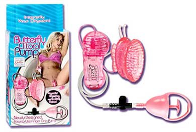 Butterfly clitoral pump