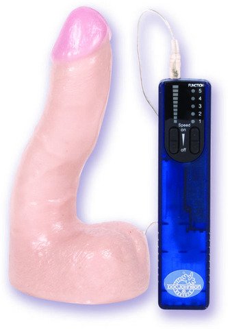 Robo cock flexible vibrating dildo 6 inch