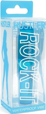 Rock-in waterproof mini vibrator blue