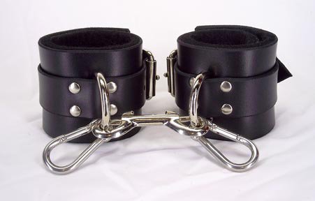 Ankle cuffs, set of 2 lined