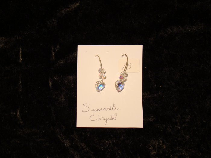 Crystal Clear Heart silver