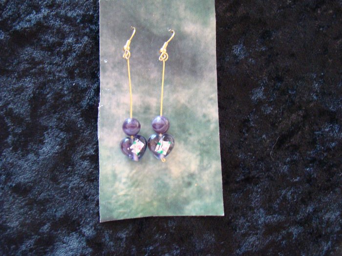 Purple Foil Heart