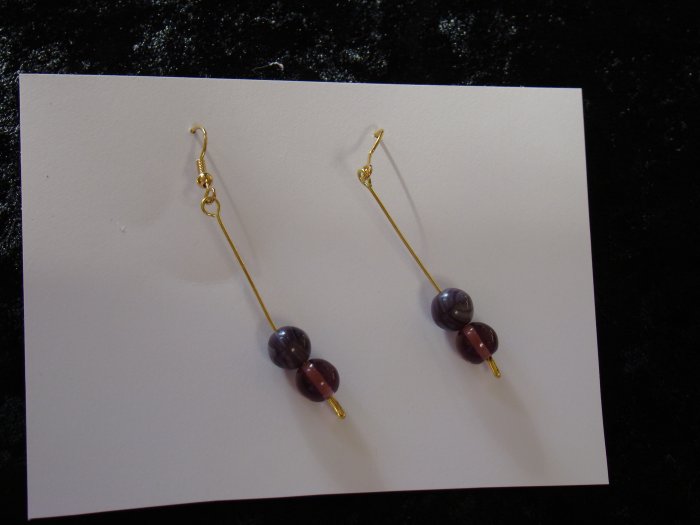 Duo Round earrings