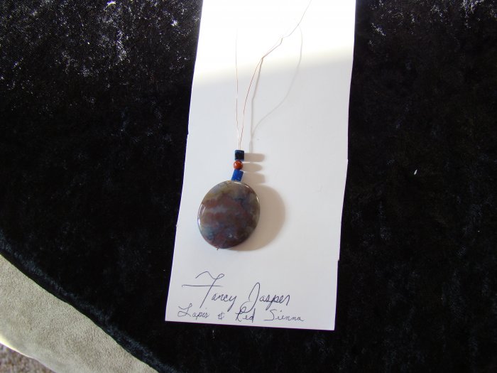 Lapis Red & Fancy Jasper