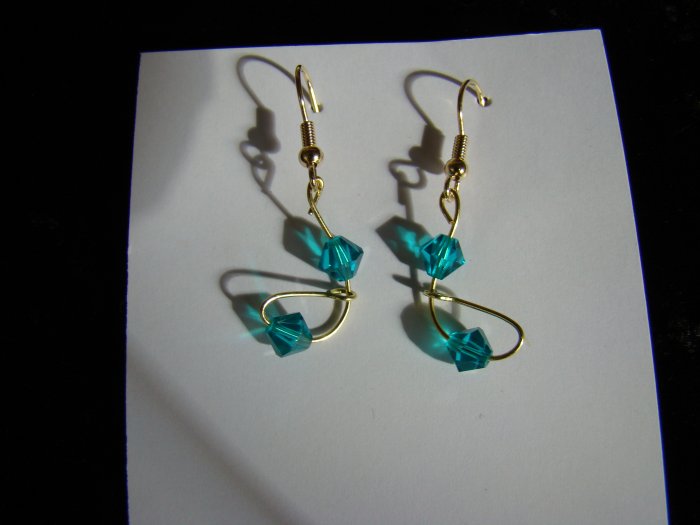 crystal blue design blue