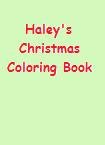 Haley's Christmas Color Book