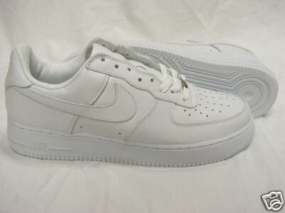 New NIKE AIR FORCE 1 ONE WHITE WHITE LOW