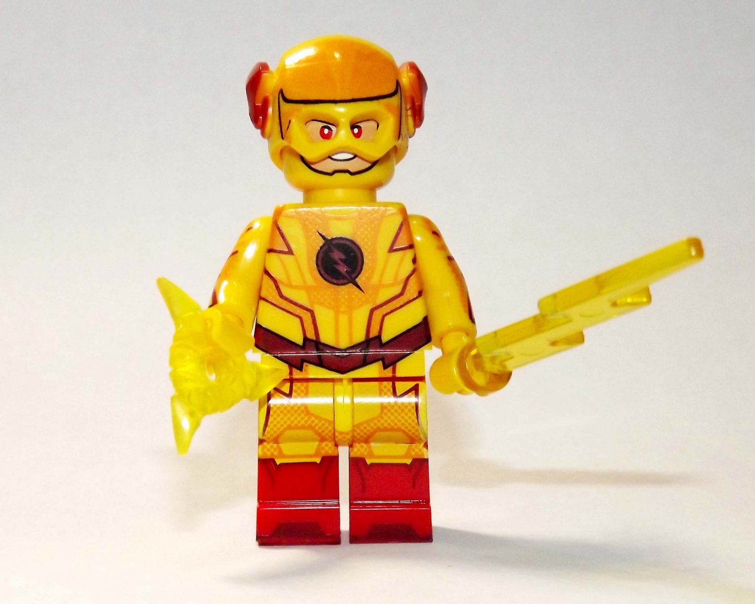 Reverse Flash Yellow Tv Show Dc Custom Minifigure Movie Building Toy