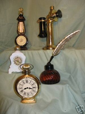 AVON COLLECTORS DECANTERS FIVE USED/NO BOX k211
