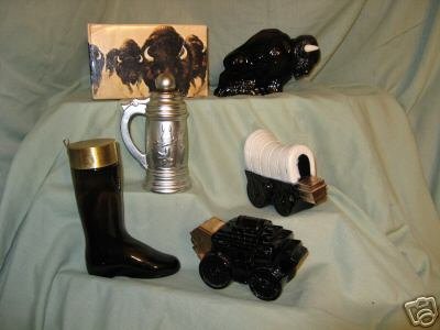AVON WESTERN THEME DECANTERS/GOOD CONDITION k209