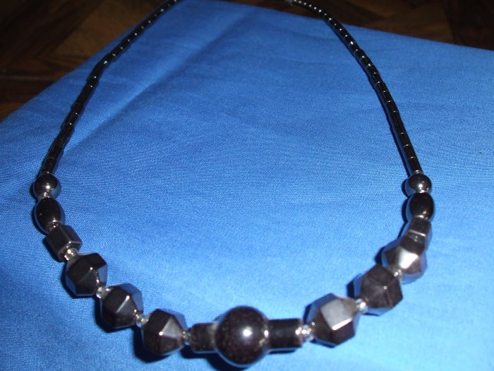 Hematite Industrial Style Necklace