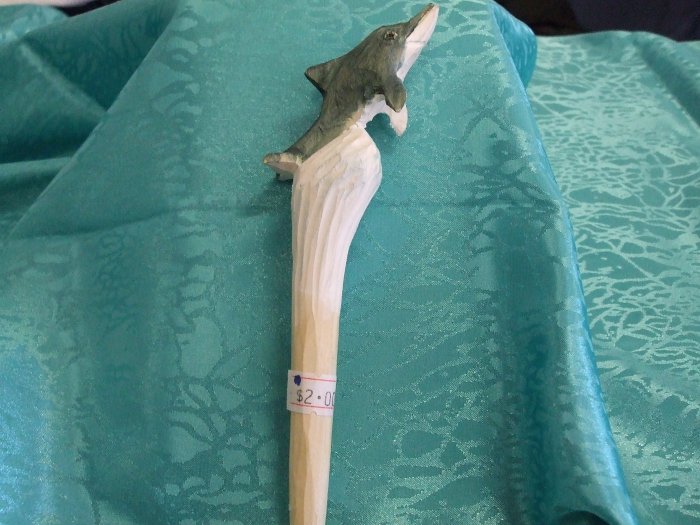 Carved Dolphin Pen