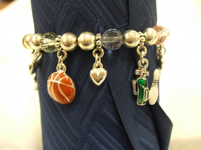 Sports Charms Bracelet