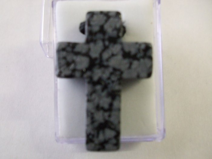 Cross Gemstone Necklace (EN03)
