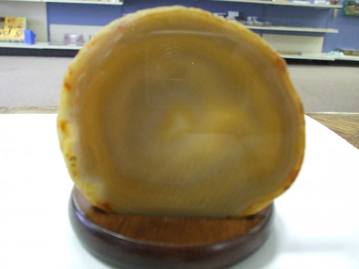 Agate Slice Tealight Candle