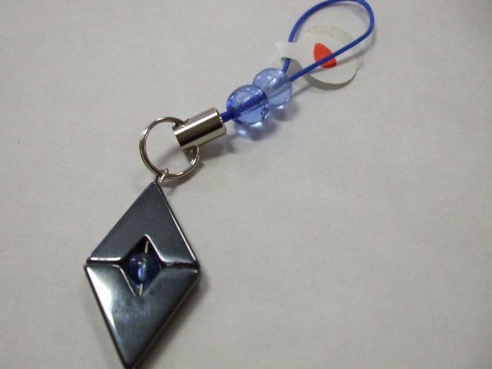 Hematite Cell Phone Charm Hand Crafted