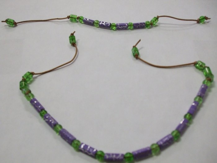 Child's Bracelet and Necklace Set HandCrafted (702)