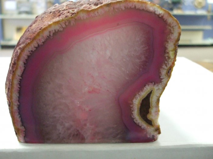 Pink Agate Tealight Candleholder