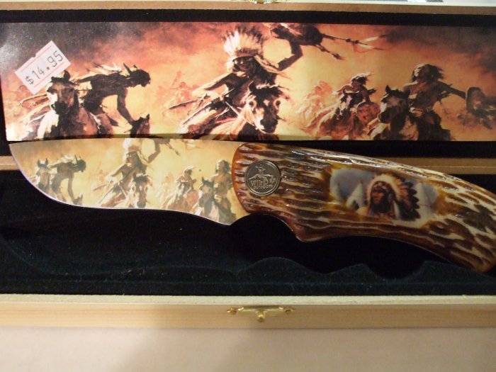 Stunning Wild Outdoor Limited Edition Native Design Knife