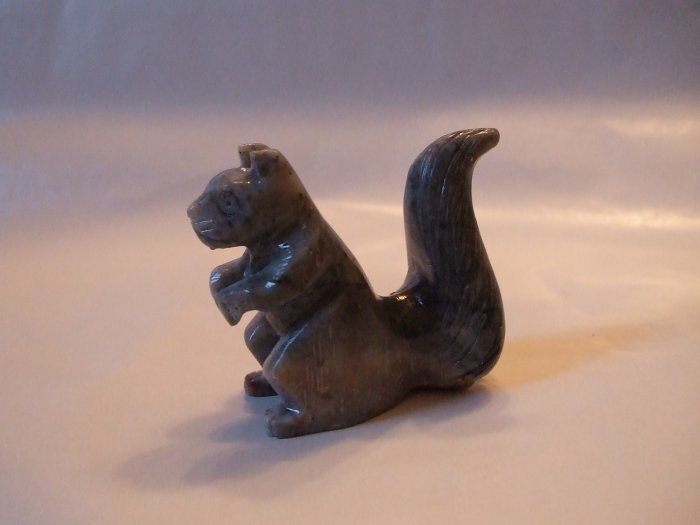Jasper Squirrel Carving