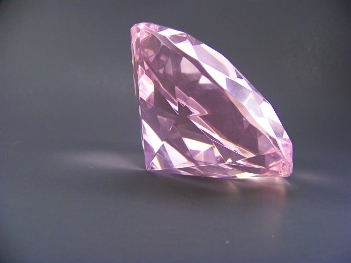 Pink Crystal Diamond-Extra Large