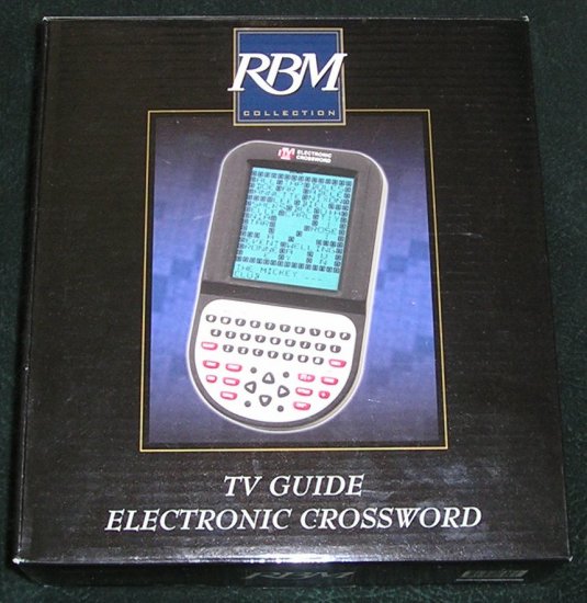 TV Guide Electronic Crossword Excalibur New