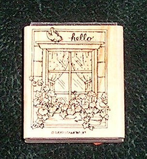 Rubber Stamp Feathered Friends Hello... Stampin' Up! Retired 1999
