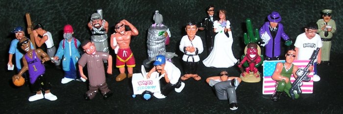 Homies 17 Mini PVC Collectible Figures