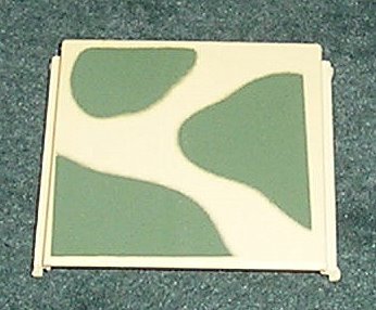 10 Construx Square Panel Military Green Fisher Price From 1986-1988 Spare Parts