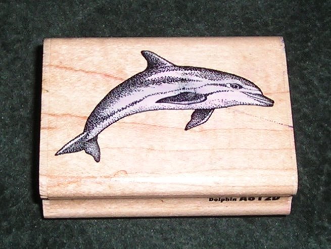 Rubber Stamp Dolphin By Rubber Stampede
