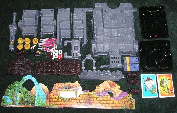 Dark World Board Game Spare Parts By Mattel 1992