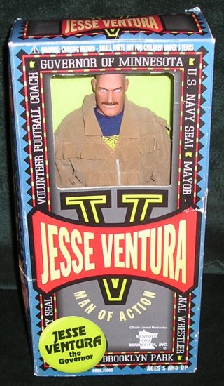 Jesse Ventura 12 Inch Action Figure Doll In Original Box