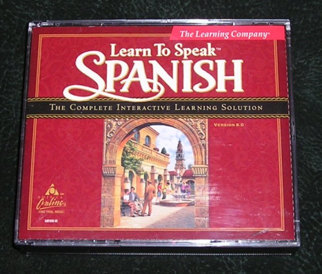 Learn To Speak Spanish Version 8.0 By The Learning Company 4 CD's