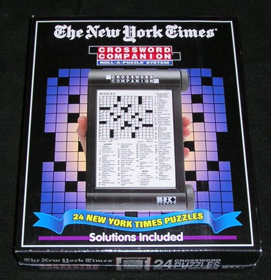 The New York Times Crossword Companion Roll-A-Puzzle System Herbko Sealed